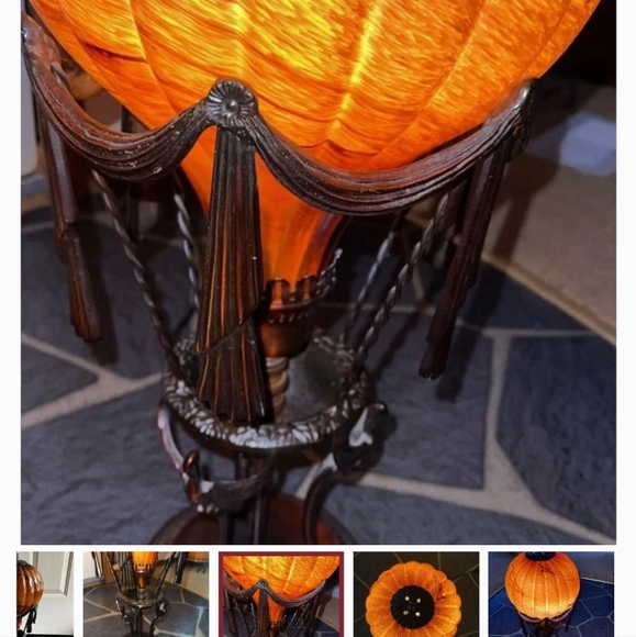 Art Deco Maitland Smith Hot Air Balloon Lamp - Picture 6 of 10